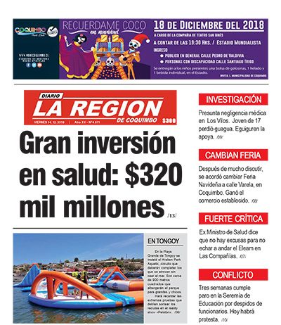 Edición Viernes 14 de Diciembre, 2018