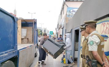 Gobernación ordena desalojo en calle Varela, un foco de delincuencia