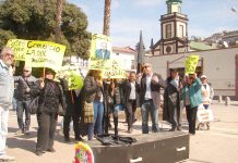 Simbólico funeral refleja estado del comercio minorista de Coquimbo