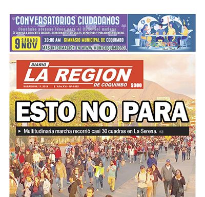 Edición Sábado 09 de Noviembre, 2019