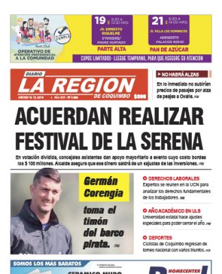 Edición Jueves 19 de Diciembre, 2019