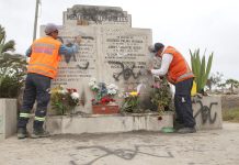 Vandalizan memorial de los Ángeles, en Coquimbo