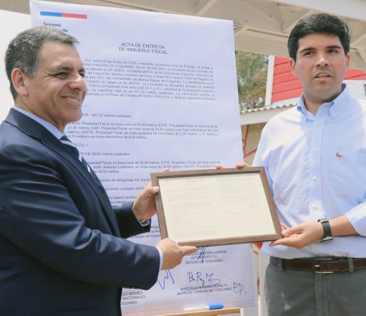 Bienes Nacionales entrega inmueble fiscal para proyecto de Centro Cívico y Cultural en Guanaqueros