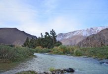 Manto blanco que cubre cumbres del valle llena de esperanza a agricultores