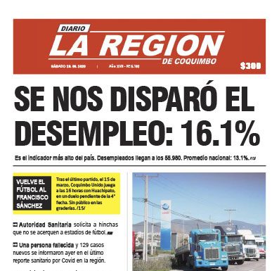 Edición Sábado 19 de Agosto, 2020