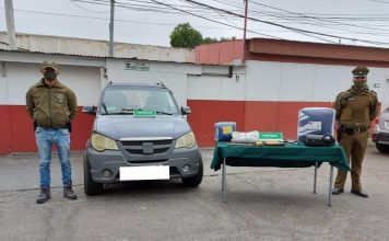 Carabineros de La Serena detiene a dos sujetos por receptación de especies.