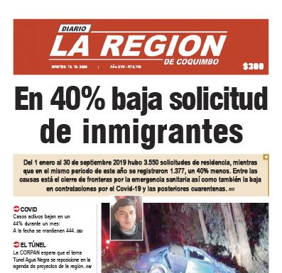 Edición Martes 13 de Octubre, 2020