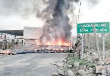 Allegados de Huachalalume realizaron protesta con barricadas para agilizar traspaso de terreno para casas