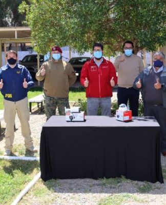 Minera Los Pelambres entrega 55 cámaras de vigilancia para reforzar seguridad en Illapel.