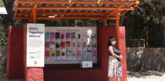 Ministerio de las Culturas instala ” Biblioparadero” en Montegrande.