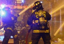 Incendio consumió Persa Las Cenizas en La Serena.