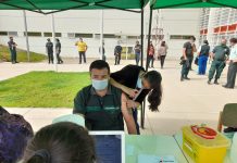 Continúa proceso de vacunación de personal de Gendarmería y población penal de la región de Coquimbo