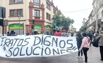 Ambulantes volvieron con protesta . Exigen que los dejen trabajar