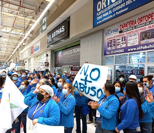 Trabajadores del Líder La Serena cerraron sus cajas por una hora