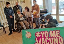 Refuerzan llamado de vacunación Covid en personas mayores en los ELEAM de la región