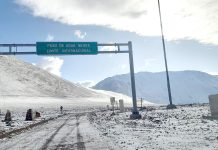 Cierran Paso de Agua Negra ante adversas condiciones climáticas: Hubo desprendimientos en ruta internacional