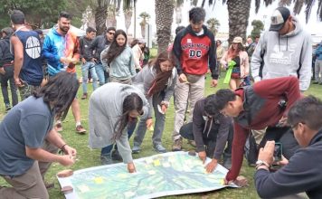50 jóvenes de la zona remozan Parque Nacional Fray Jorge