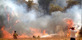 A puro corazón bomberos enfrentan los incendios forestales