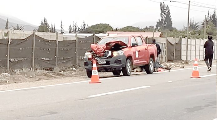 Conductor del MOP admite que no vio a ciclista al momento del accidente