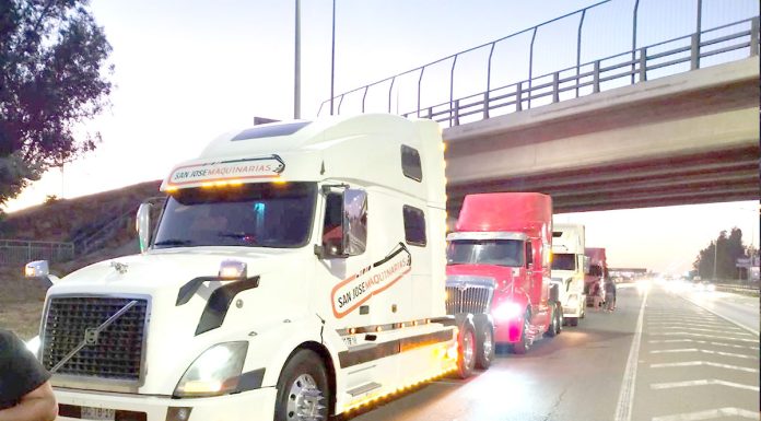 Frustran robo de camiones en Salamanca