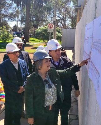 Más de un 35% de avance registran los primeros espacios intervenidos en la Avenida Francisco de Aguirre en La Serena