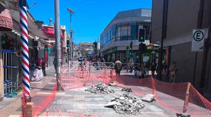 Comercio establecido porteño en alerta por trabajos en calle Portales