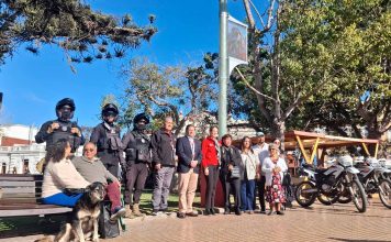 Inauguran primer poste inteligente de seguridad en la Plaza de Armas de La Serena