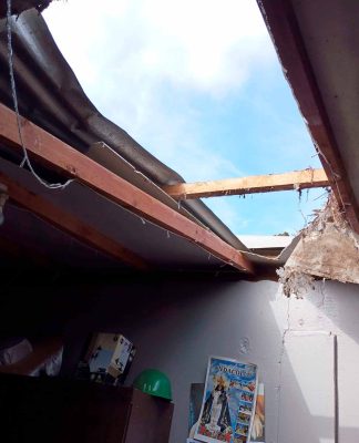 En Coquimbo: A vecinos de sector San Juan se les volaron los techos