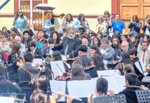 Liceo Gregorio Cordovez se lució en sétima versión de Encuentro de Orquestas Infanto-Juveniles