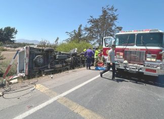 Dos fallecidos y una veintena de heridos dejó siniestro vial en la comuna de Ovalle