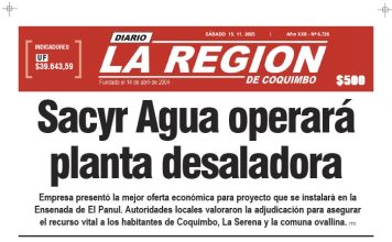 Edición Sábado 15 de Noviembre, 2025