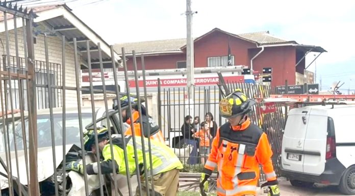 Choque de alta energía deja dos heridos en sector Bosque San Carlo