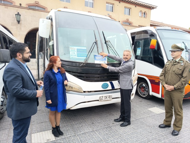 Foto transporte gratuito Elecciones 2025