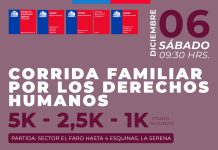 Convocan a la Gran Corrida Familiar de Derechos Humanos en La Serena