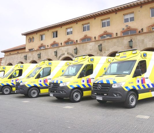 Siete nuevas ambulancias refuerzan el SAMU en La Serena, Coquimbo y Ovalle
