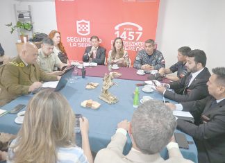 Desde Avenida del Mar, autoridades refuerzan coordinación de seguridad en La Serena