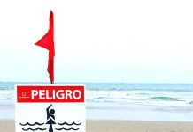 Con letreros y banderas rojas: playas del borde costero no son aptas para el baño