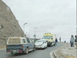 Accidente en cruce El Romero deja seis lesionados: una embarazada y un niño