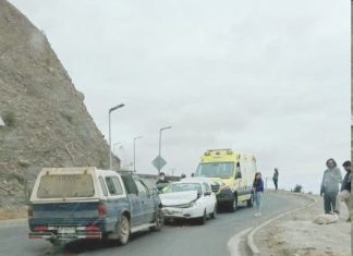 Accidente en cruce El Romero deja seis lesionados: una embarazada y un niño