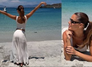 Influencer Gala Caldirola quedó enamorada del paseo en bote a Isla Dama