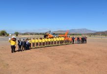 Presentan aeronave que apoyará el combate de incendios forestales en la región durante 90 días