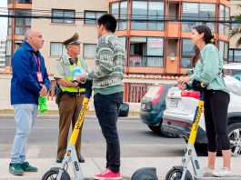 Carabineros refuerza su presencia en la Avenida del Mar e insiste en el buen uso de scooters