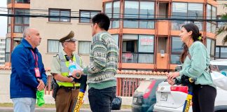 Carabineros refuerza su presencia en la Avenida del Mar e insiste en el buen uso de scooters