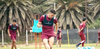 Seba Díaz anotó el gol 2 mil de Deportes La Serena, celebró su cumpleaños y se lesionó