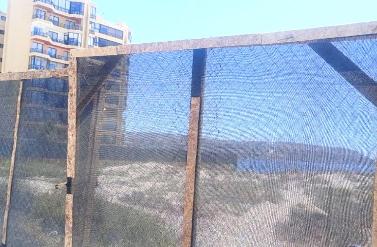 Cierre del último espacio de dunas