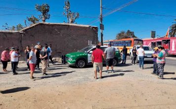 Vecinos frenan corte de luz con presencia policial en Cruz de Caña