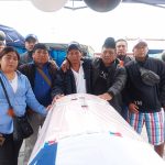 Sentida despedida en la caleta de pescador peruano