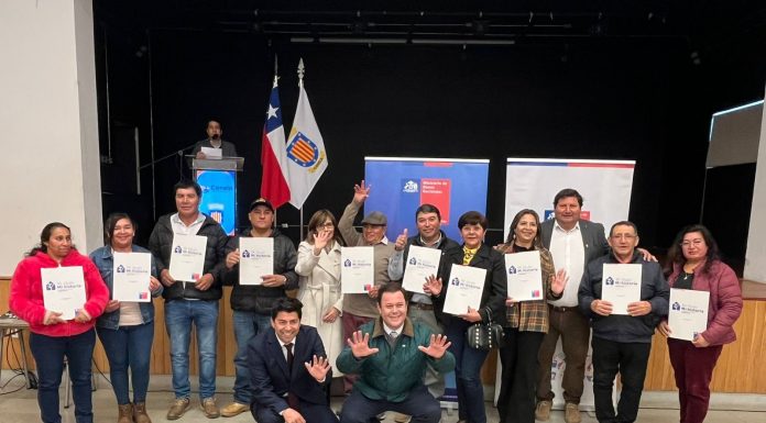 68 Familias de Canela recibieron sus títulos de dominio y ya son dueñas legales de sus propiedades