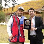 Reconocen a Héctor Flores por récord en Mundial de Tiro