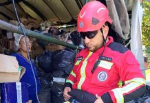 Héroes de COSAR Coquimbo rescatan a niña entre escombros en Venezuela